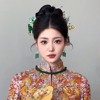 Ženski ukosnica za glavu s cvjetnim oblikom – korejski stil, legura kristala, svadbeni dodatak, ljeto 2023, LL-810