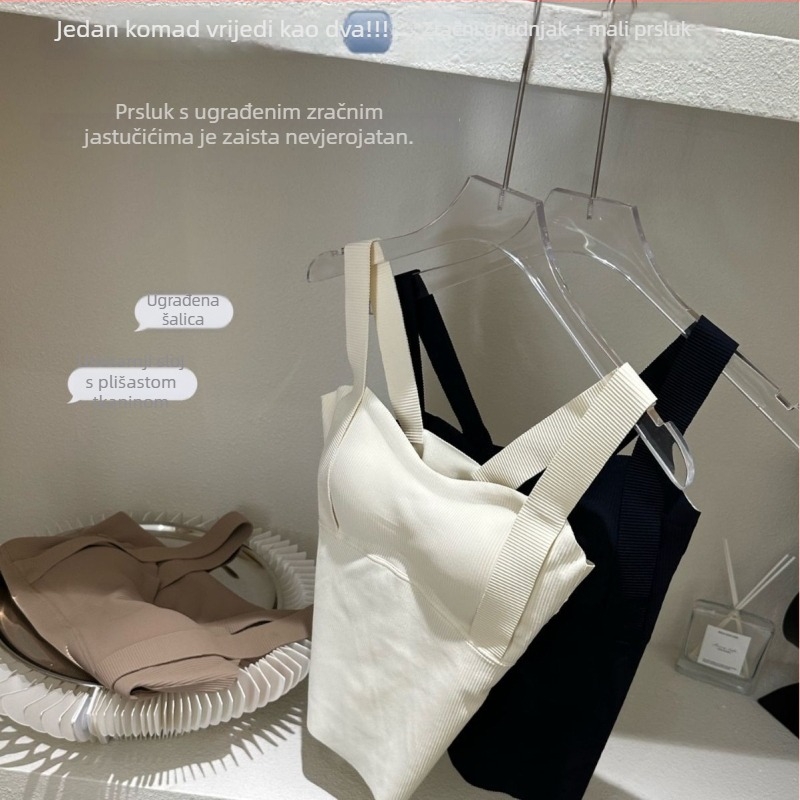 Ženska termalna vesta s umetkom za prsa, fleece podstava, bezšivna, najlon tkanina