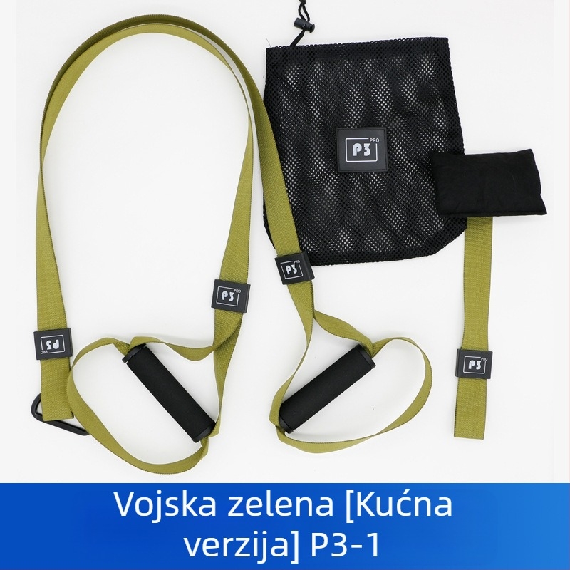 Oron Pojas za vješanje pri vježbanju s visokodenzitetnim webbingom — TRX stil zavesni pojas za kućni fitness, za sve dobne skupine