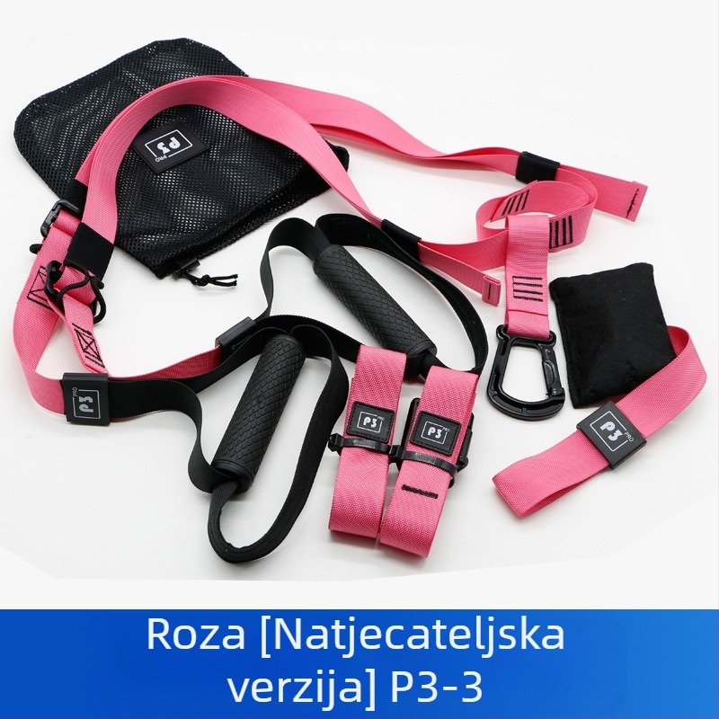 Oron Pojas za vješanje pri vježbanju s visokodenzitetnim webbingom — TRX stil zavesni pojas za kućni fitness, za sve dobne skupine