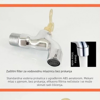 Ventil za perilicu rublja s valjkastim jezgom ventila, montaža u 4 točke, ABS tijelo, promjer ulaza/izlaza 2, radna temperatura 40