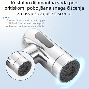 Izvlačna slavina za umivaonik – ABS materijal, topla i hladna voda, moderni minimalistički stil