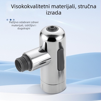 Izvlačna slavina za umivaonik – ABS materijal, topla i hladna voda, moderni minimalistički stil