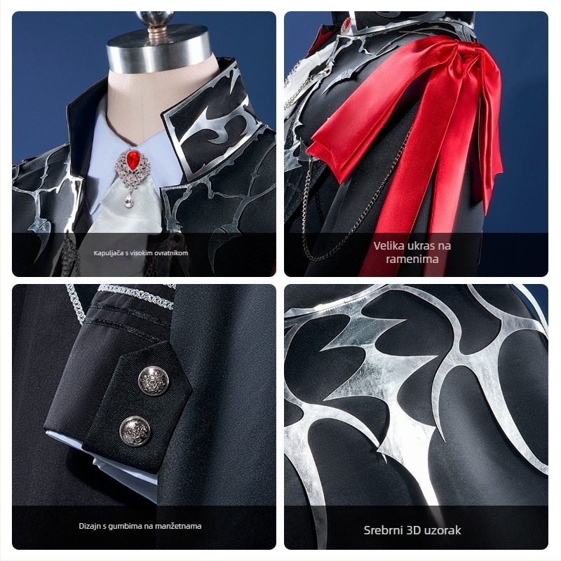 Cosplay kostim lika Photographer Joseph iz Fifth Personality za žene, poliester tkanina, sekundarni materijal: Drugi, glavni sadržaj materijala <30%, pogodan za uloge u igrama/animacijama, proljeće 2024