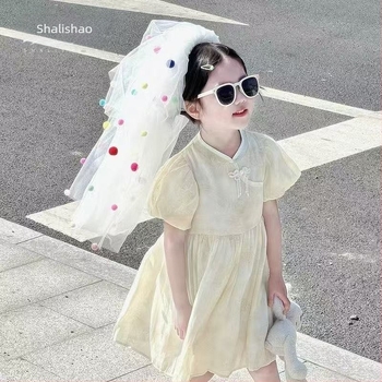 Dodaci za glavu s dvostrukim slojem vela i pahuljastim kuglicama, rekvizit za fotografiranje, u korejskom princeskom stilu, sanjiv izgled, pogodan kao dar za vjenčanje ili rođendan