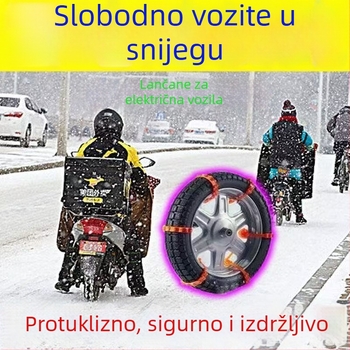 Protuklizni lanac za električna vozila, motocikle i tricikle — univerzalni lanac za snijeg