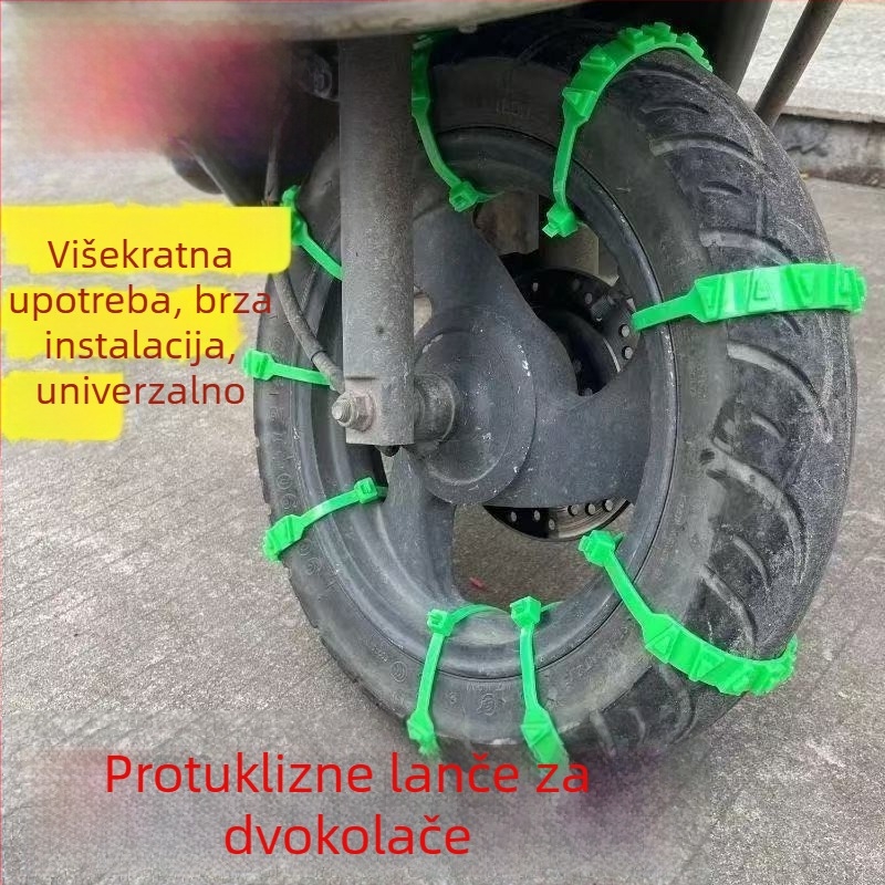 Protuklizni lanac za električna vozila, motocikle i tricikle — univerzalni lanac za snijeg