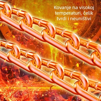 Zimske čelične verige za automobile, univerzalni tip, za sedan, terenska vozila i MPV, težina 2,3 kg