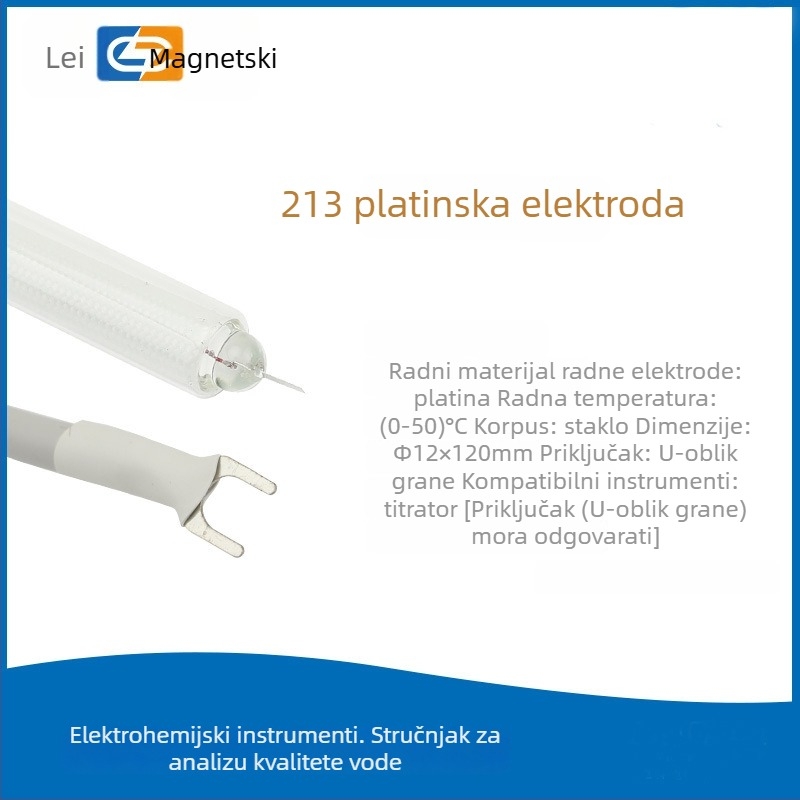Platinasti elektrodski senzor za metal - model 213-01, radna temperatura 0–50°C, tip sonde: Drugo