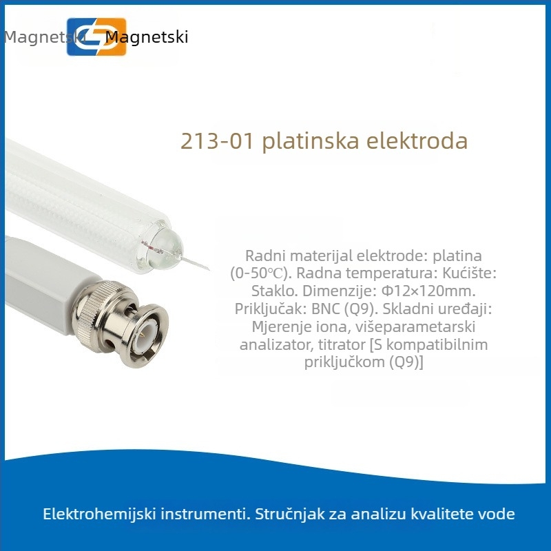 Platinasti elektrodski senzor za metal - model 213-01, radna temperatura 0–50°C, tip sonde: Drugo