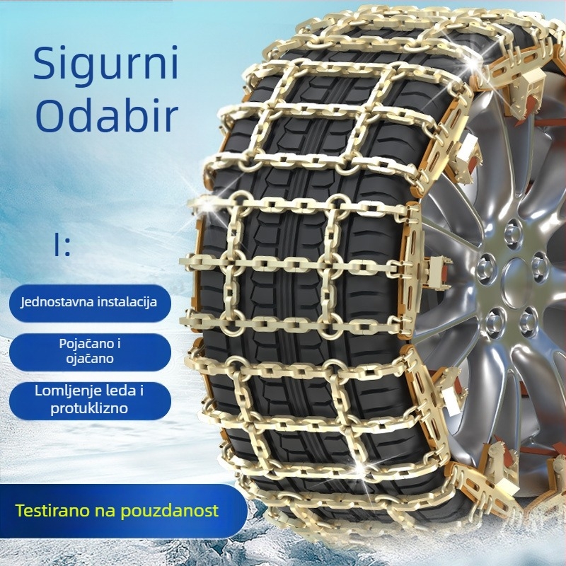 Auto lanca protiv sklizavosti za gume, Tian Grid model, čelik, 6–8 kg, za osebna vozila i SUV