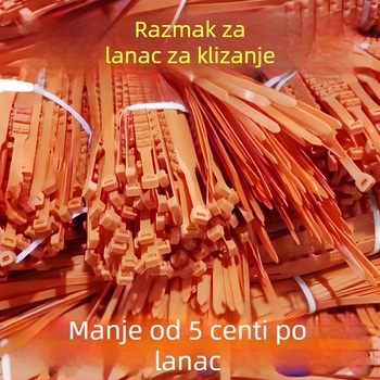 Zimske lančice za automobile, univerzalne, gumene, model 4554