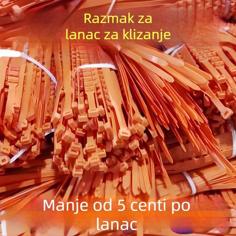 Zimske lančice za automobile, univerzalne, gumene, model 4554