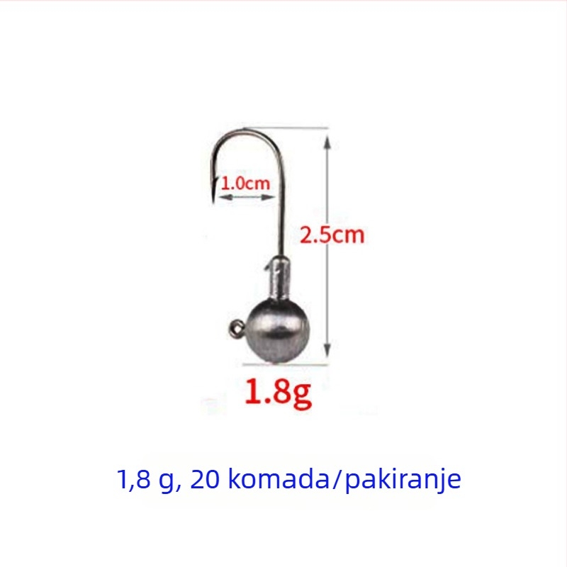 Olovni udica broj 7, Vertical Star, bodljikava, za morski ribolov s brodom
