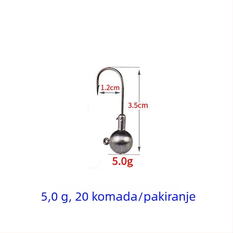 Olovni udica broj 7, Vertical Star, bodljikava, za morski ribolov s brodom