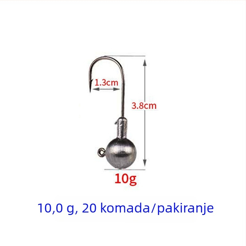 Olovni udica broj 7, Vertical Star, bodljikava, za morski ribolov s brodom
