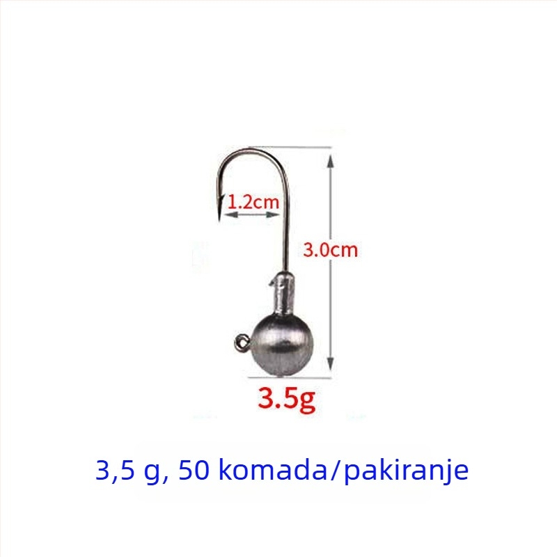 Olovni udica broj 7, Vertical Star, bodljikava, za morski ribolov s brodom