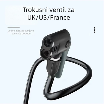 Ručna pumpa za bicikle, visokotlačna, univerzalna za brdske i cestovne bicikle, izdržljiva