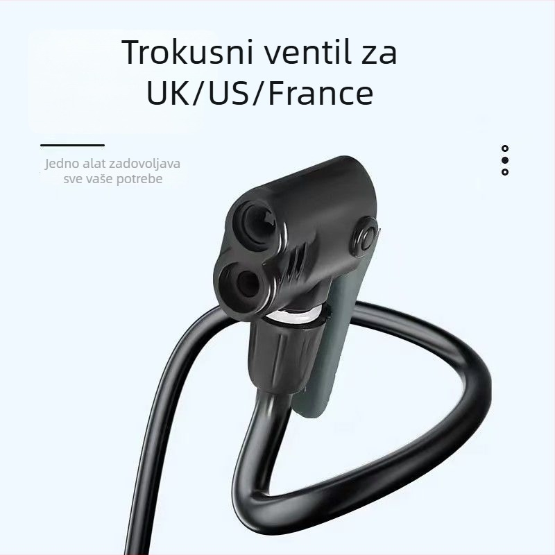 Ručna pumpa za bicikle, visokotlačna, univerzalna za brdske i cestovne bicikle, izdržljiva