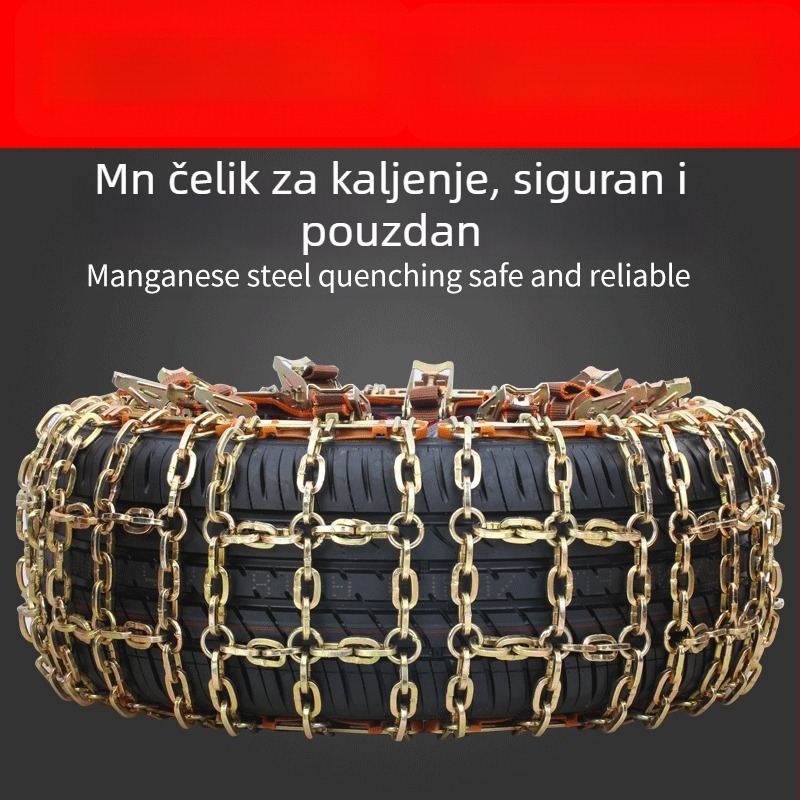 Čelične lančaste za automobilne gume – univerzalne za off-road SUV-ove i sedane, model 8046, težina oko 720 g, za više modela