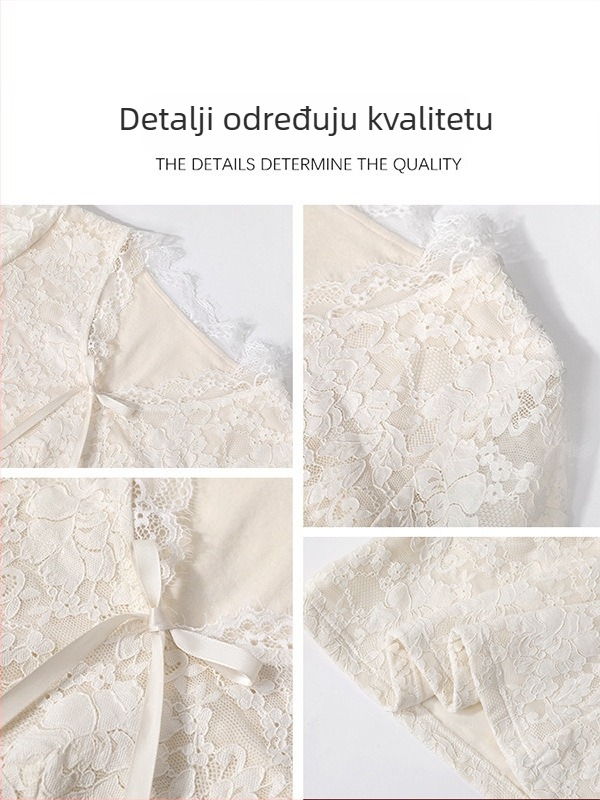 Ženski top od najlona s V-izrezom, dugi rukav, zvonasti rukavi, uski kroj
