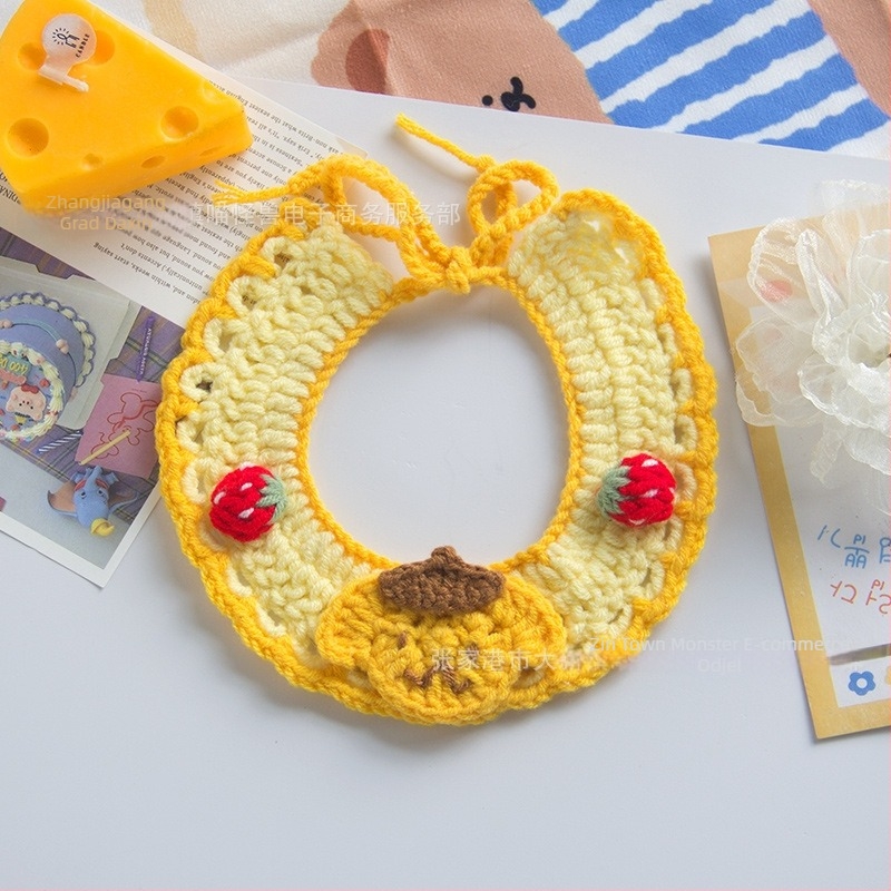 Vuneni kukičani šal za kućne ljubimce (mačke i mali psi) – opća uporaba, četiri godišnja doba