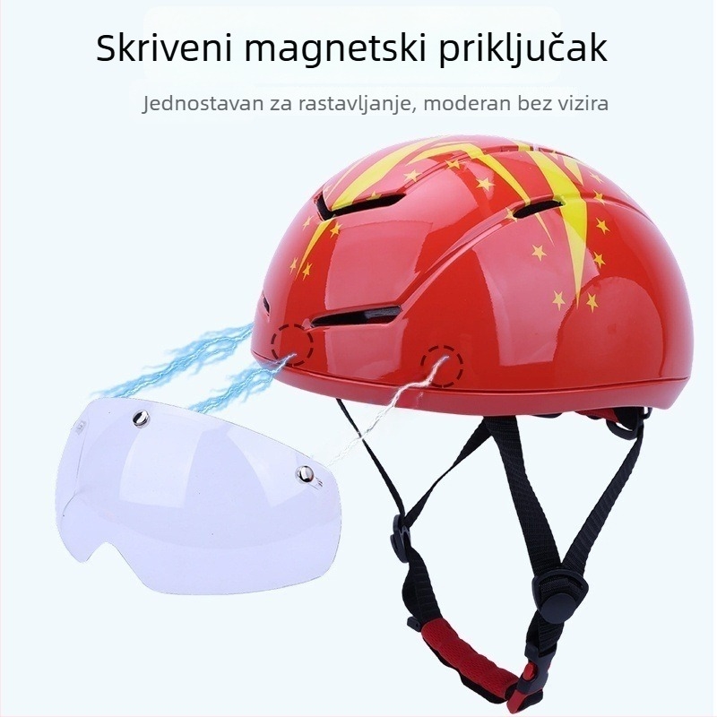 Kaciga za bicikl s polu-školjkom PC+EPS Unisex Odrasli Za bicikl