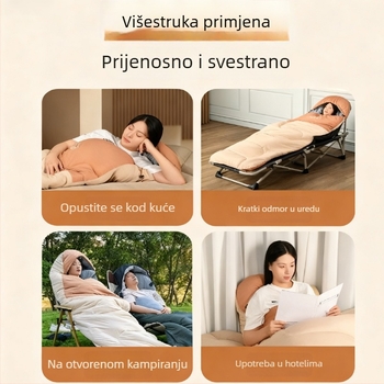 Spavaća vreća u omota stilu za putovanja, za jesen-zimu, najlon tkanina, punjenje od umjetnog perja