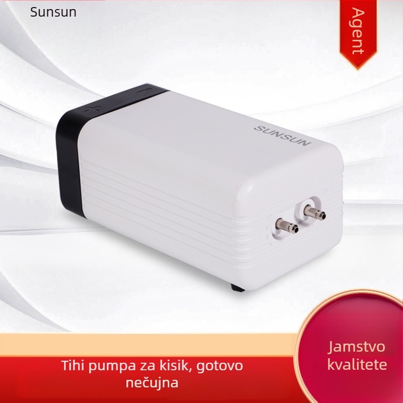Pumpa za kisik za kućnu upotrebu, tiho oksigenator za akvarij, Sunsun