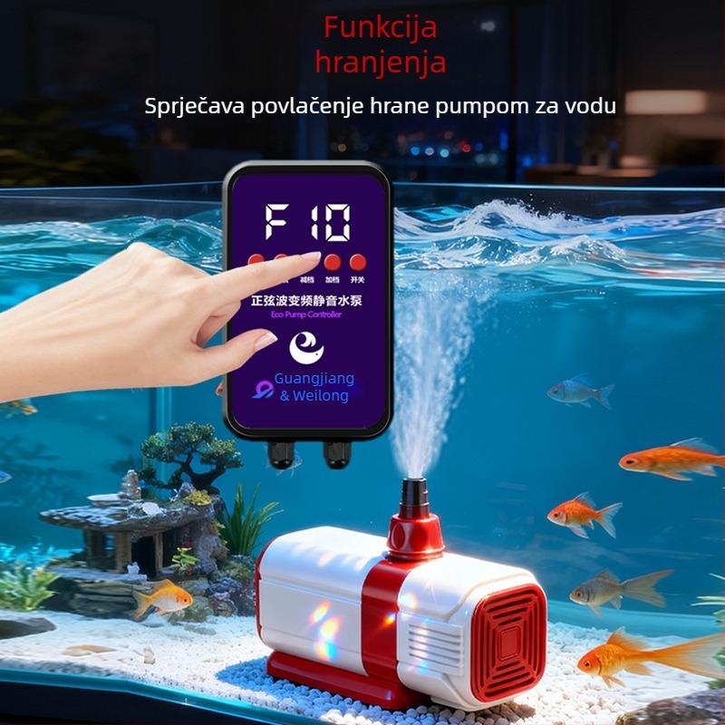 Podmorska pumpa za ribnjak s AI inteligentnim upravljanjem i promjenjivom frekvencijom, cirkulacija i filtracija, tiho rad
