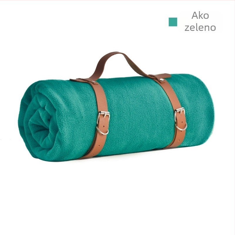 Fleece deka s geometrijskim uzorkom, poliester, 300–500 g, mogućnost tiskanja loga