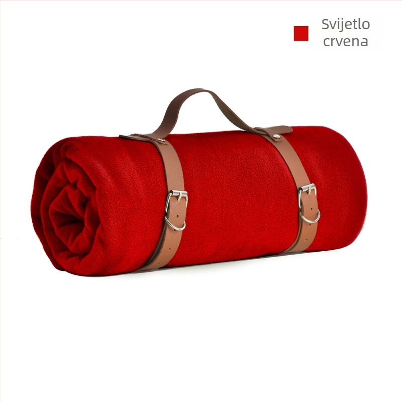 Fleece deka s geometrijskim uzorkom, poliester, 300–500 g, mogućnost tiskanja loga