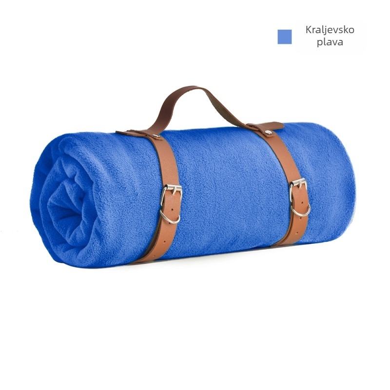 Fleece deka s geometrijskim uzorkom, poliester, 300–500 g, mogućnost tiskanja loga