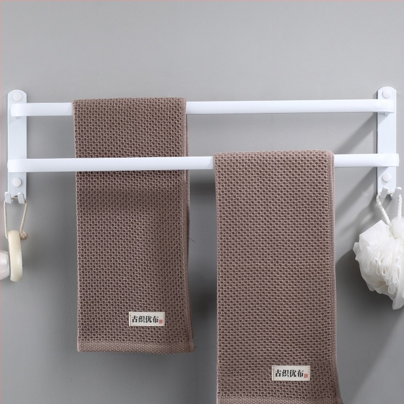 3-slojni držač za ručnike od Space aluminija, bez bušenja, moderni minimalistički stil, nosivost 10 kg
