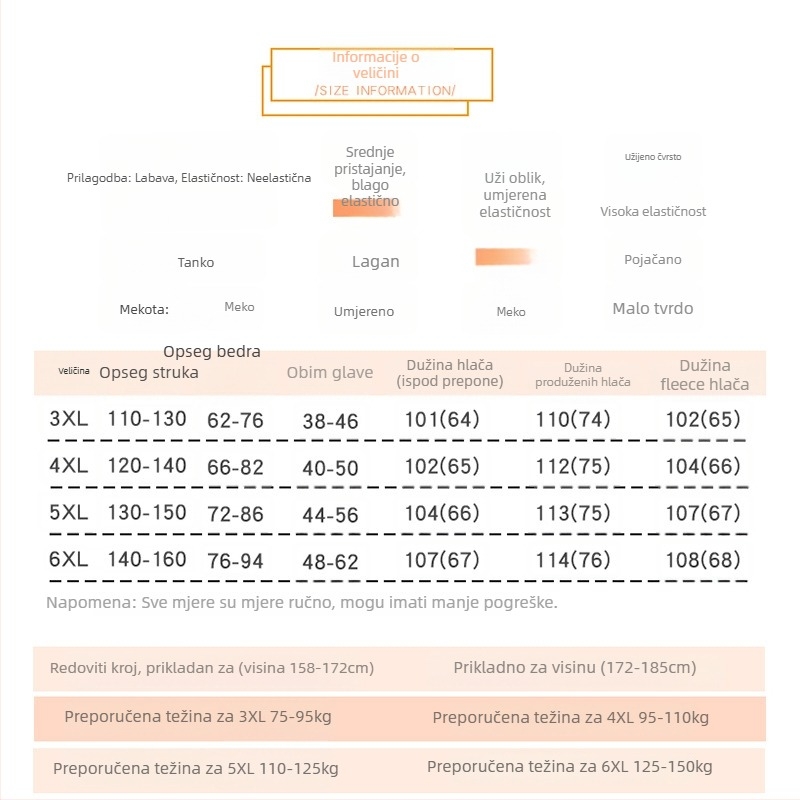 Trudničke hlače s flis podstavom, visokim pojasom za potporu trbuha, 95% pamuk, puna duljina, slobodan kroj