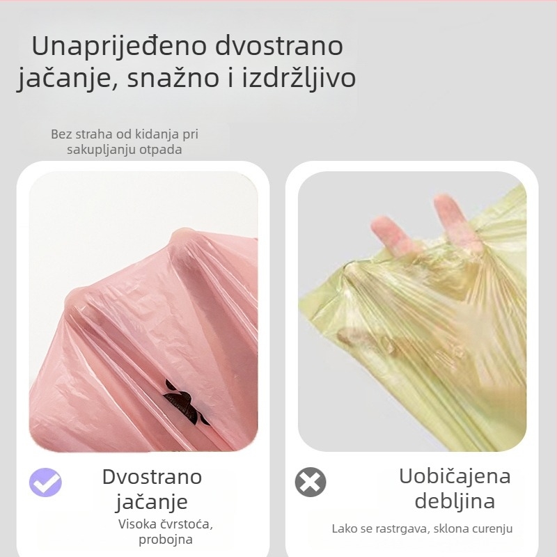 Erchuan Debljе vrećice za otpad kućnih ljubimaca – biološki razgradive vrećice za pseći izmet i mačji otpad, Šifra proizvoda SK7ZFe22