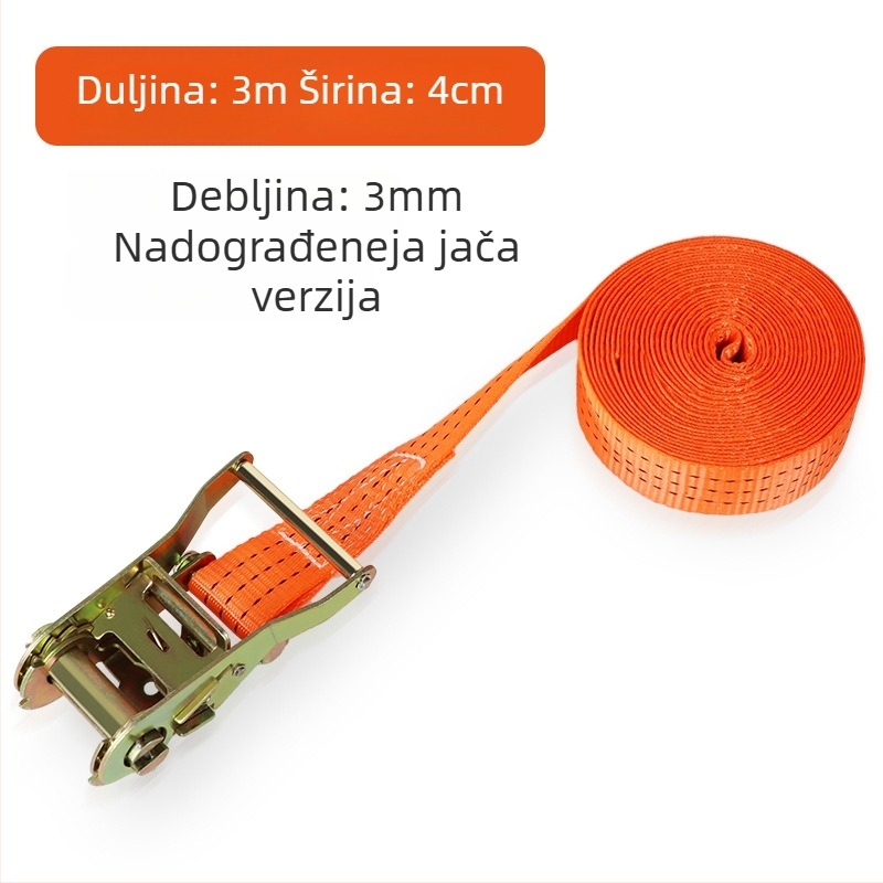 Teretni vezni remen s napinjačem – poliester, tip remena, marka Carjay/Kajiayi