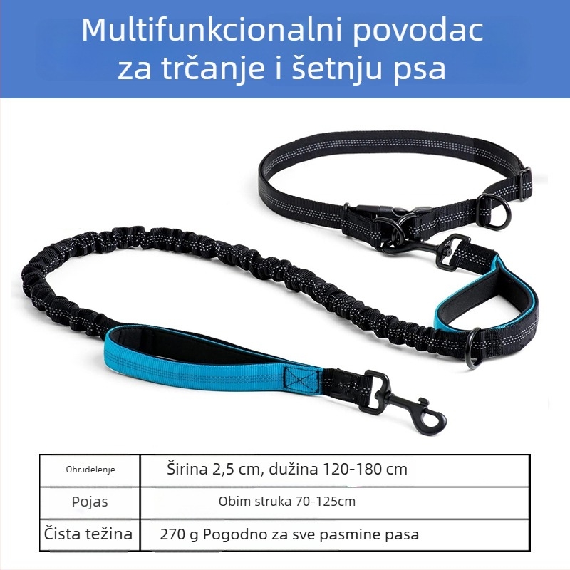 Kaiš za mačke oko struka s automatskim povlačenjem užeta