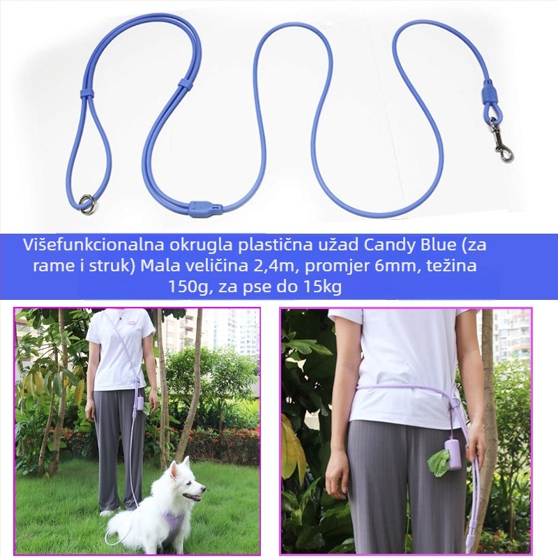 Kaiš za mačke oko struka s automatskim povlačenjem užeta