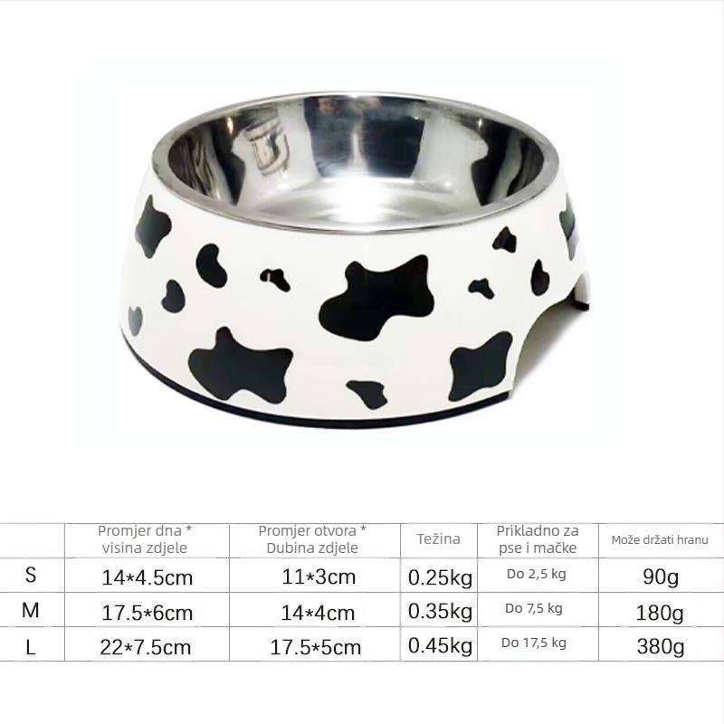Posuda za psa, melamin i nehrđajući čelik, marka Hundred Loves, podrijetlo Zhongshan
