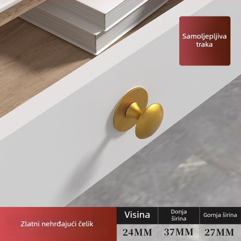 Držač bez bušenja sa samoljepljivim montažom, od nehrđajućeg čelika, elektroplatinirani završni sloj, za garderobe, ormariće, ladice i staklena vrata