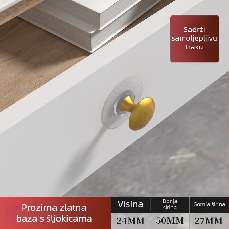 Držač bez bušenja sa samoljepljivim montažom, od nehrđajućeg čelika, elektroplatinirani završni sloj, za garderobe, ormariće, ladice i staklena vrata