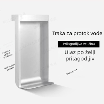 Programabilni fontan za ribnjak s vodopadom uz zid, 304 nehrđajući čelik, pejzažni vodeni element