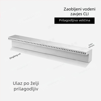 Programabilni fontan za ribnjak s vodopadom uz zid, 304 nehrđajući čelik, pejzažni vodeni element