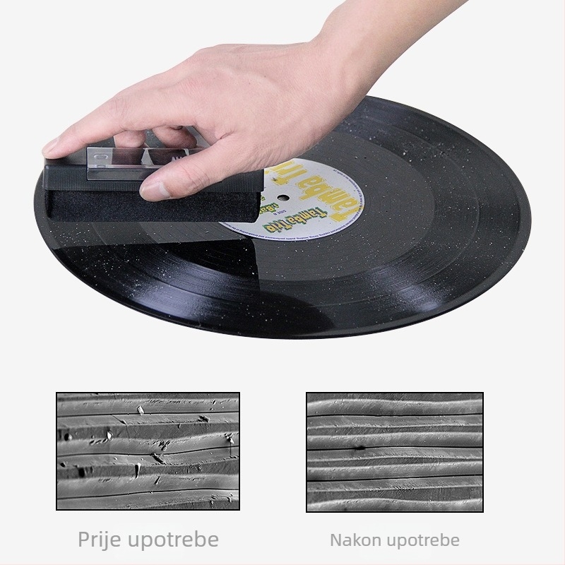 Set za čišćenje vinilnih ploča i gramofona, Model KCL-1905, Marka Opula/Oprah, Materijal Korean flannel ABS