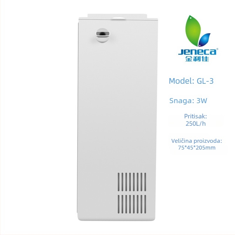 Jeneca LED klip lampica za akvarij za vodene biljke – ABS, 3.8W, klips dizajn