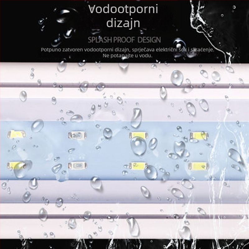 Akvarijsko svjetlo - vodootporno, potpuno spektrum, kompaktno, ultra sjajno, s nosačem za montažu (Materijal: PU; Težina: Drugo; Uvoz: Ne; Marka: Ništa)