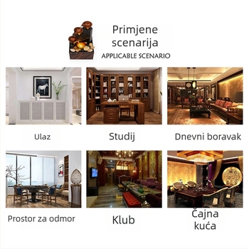 Lampa s tekućom vodom – stolna dekoracija, serija Golden Ladder Running Water, Musen Tang