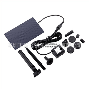 Solarna fontana za vrt s pumpom i uzorkom raspršivanja za krajolik – Xinhechuang