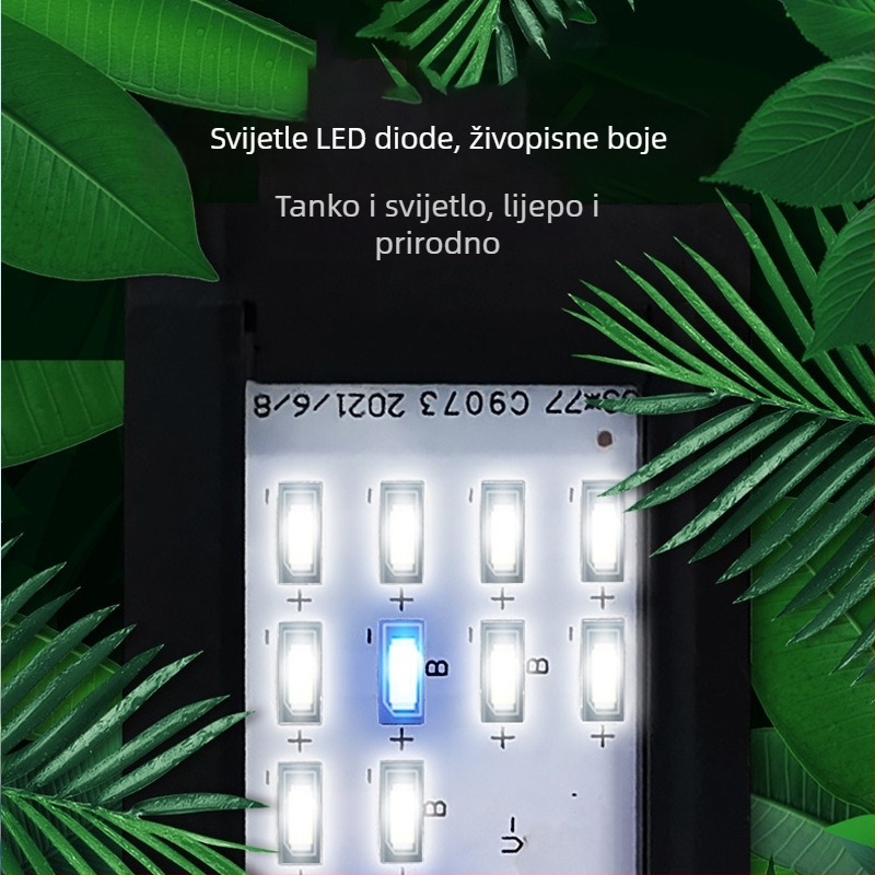 LED svjetiljka s klipom za akvarij, mini vodootporna svjetiljka s klipom za ribe i vodene biljke, energetski učinkovita